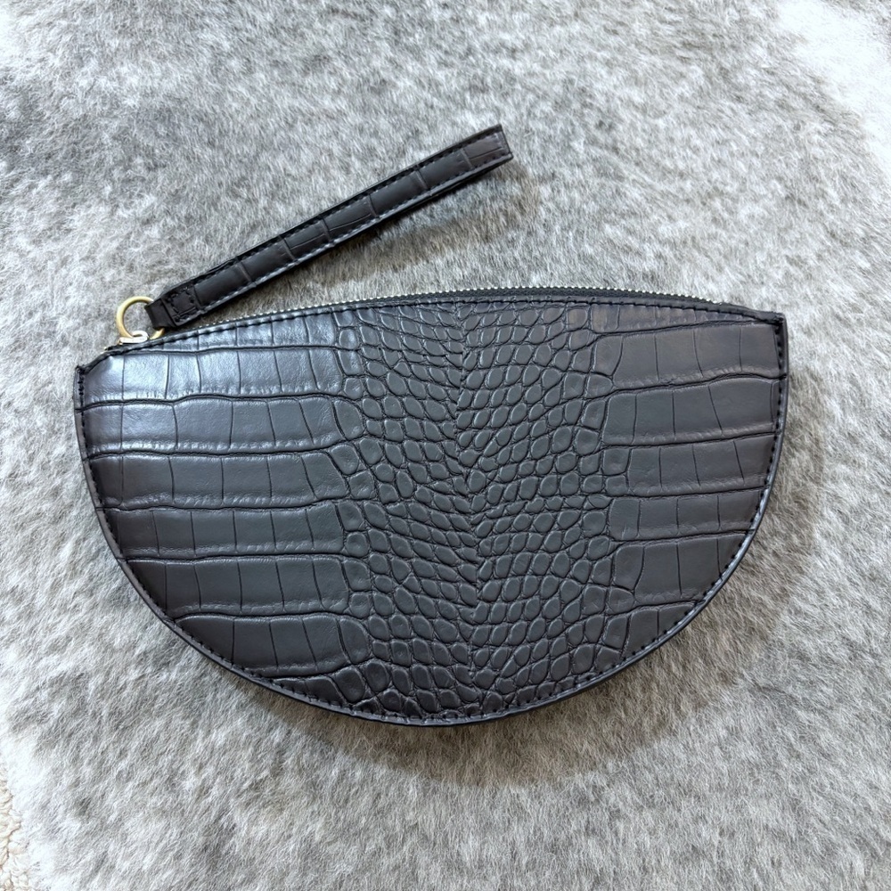 A New Day Faux Alligator Wristlet Clutch - Picture 3 of 13